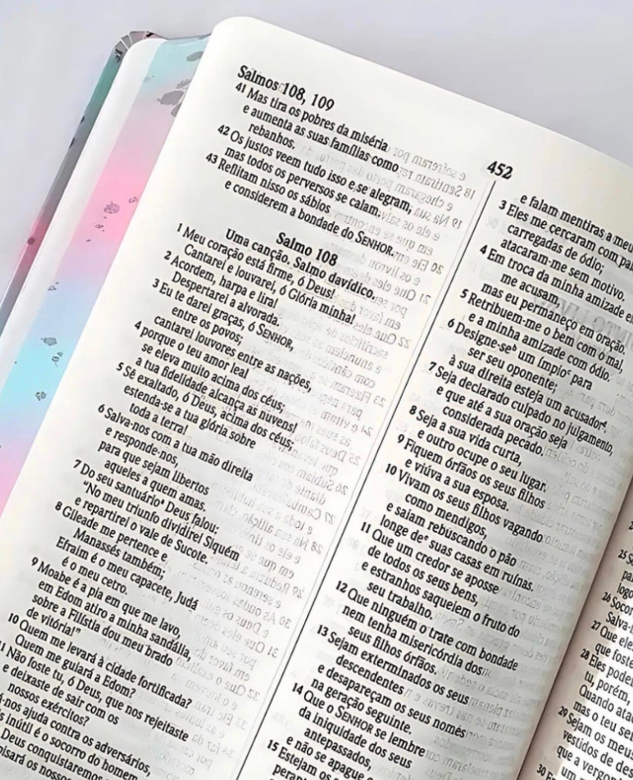 Bíblia Sagrada Nvi | Capa Dura | Flor Artística