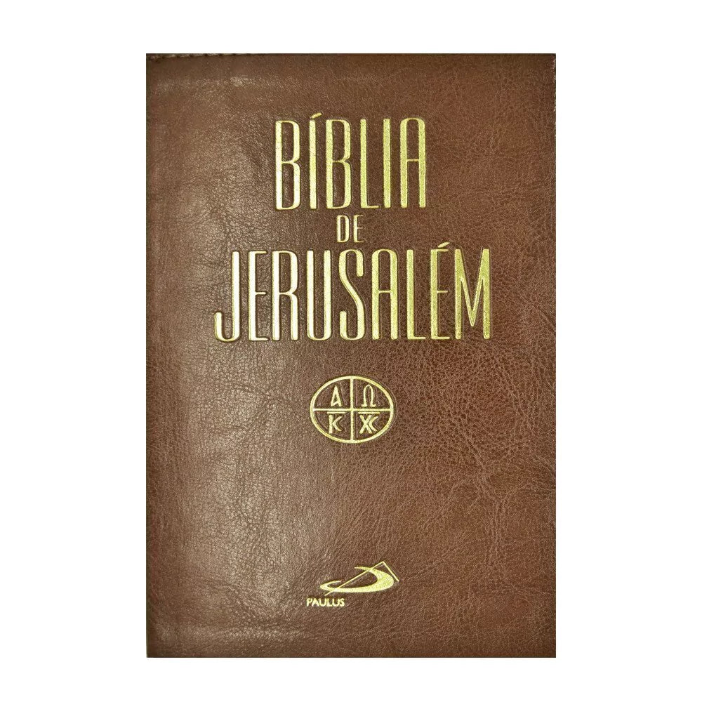 Bíblia De Jerusalém Com Apócrifos Marrom Claro