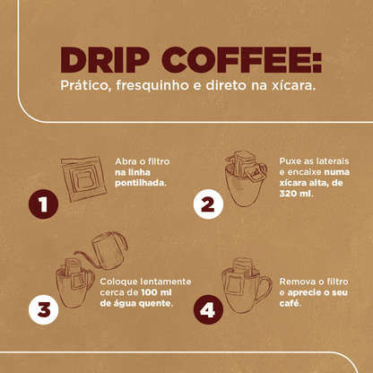 Drip Coffee Café com Fé – Tempo com Deus