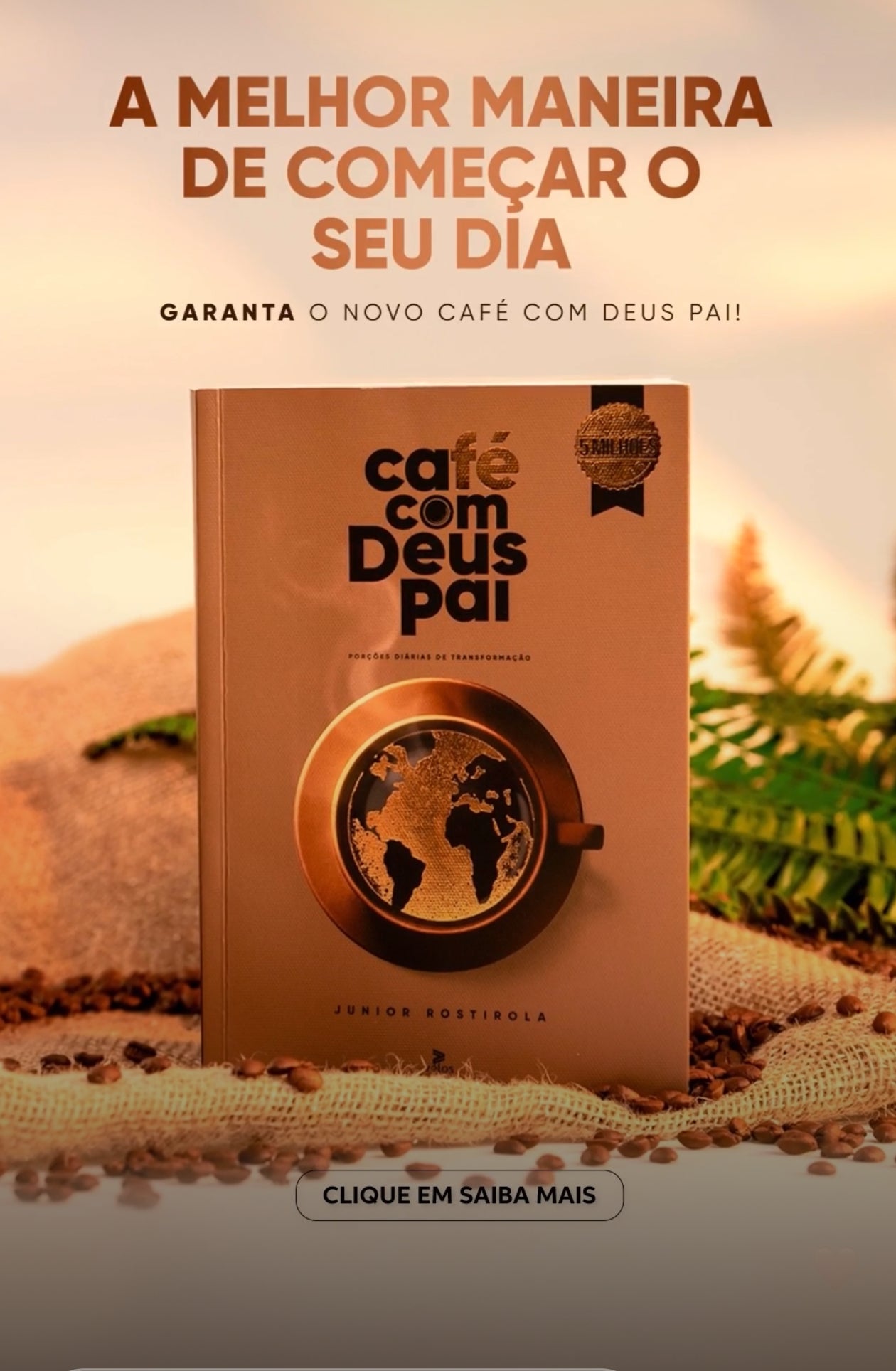 Café com Deus Pai 2025 | Porções Diárias de Transformação | Junior Rostirola