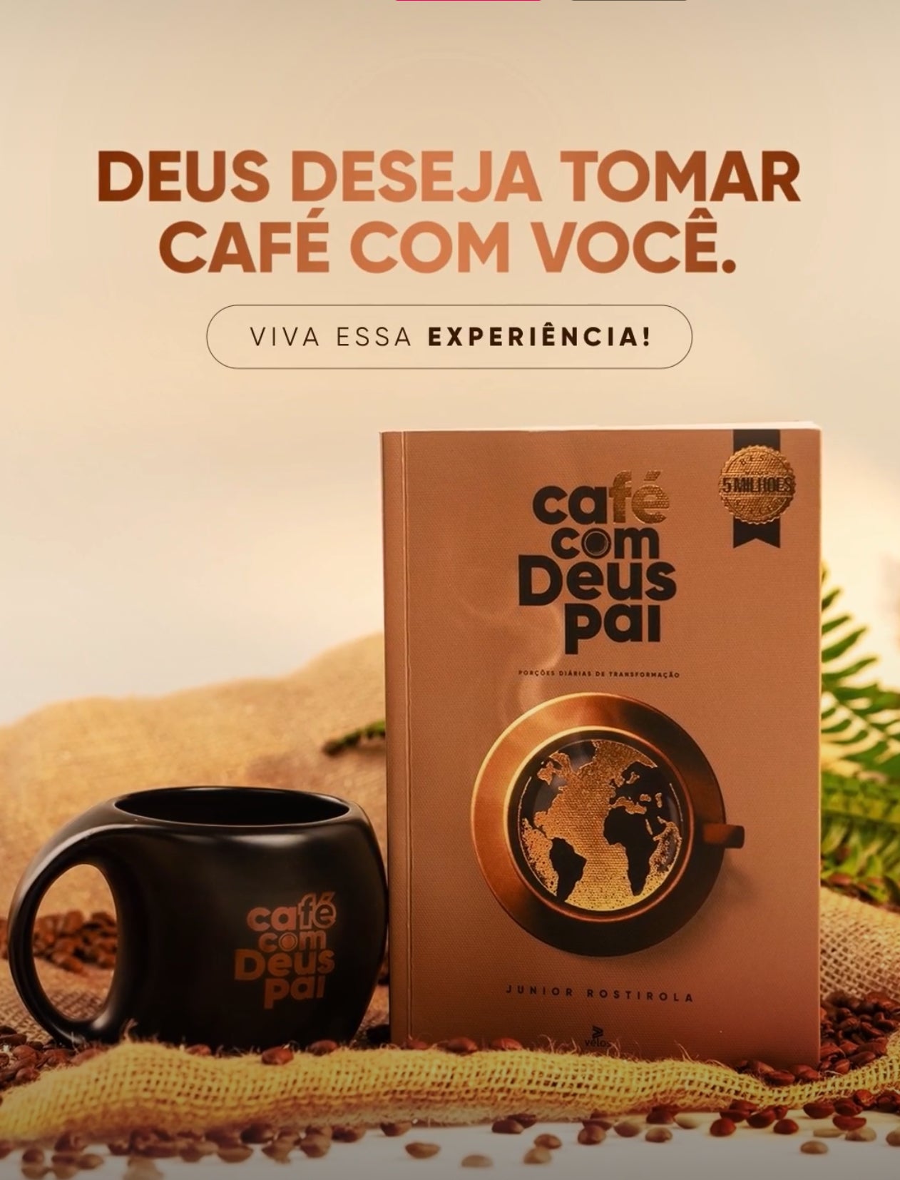 Café com Deus Pai 2025 | Porções Diárias de Transformação | Junior Rostirola