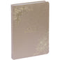 Biblia Sagrada Flores Douradas Slim | NVT | Letra Maior | Capa Luxo Dourada