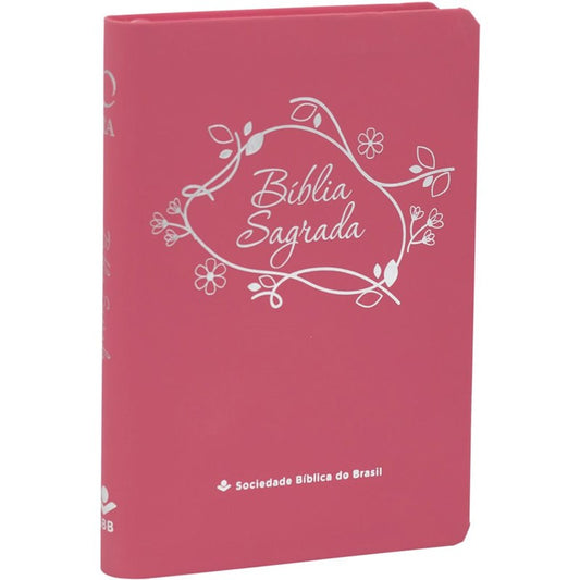 Biblia Sagrada | ARA | Letra Grande | Capa Luxo Pink