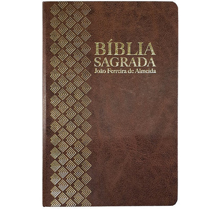 Biblia Sagrada | ARC | Letra Normal | Capa Semi-Luxo Marrom