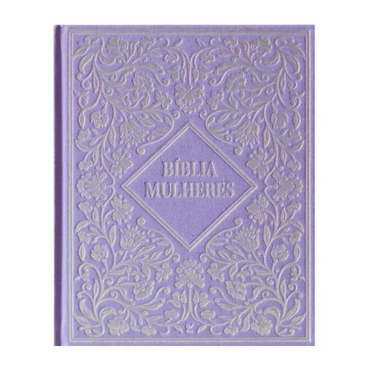Bíblia Mulheres | Viviane Martinello | NVT | Espaço Para Anotações | Capa Dura Vintage Roxa