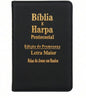 Bíblia E Harpa Pentecostal Edição De Promessas RC Letra Maior Luxo Preta