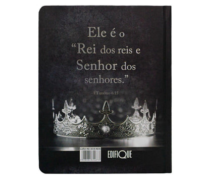 Bíblia Leão Reis Dos Reis com Abas - Letra Grande - Textos Coloridos - Versão NVA