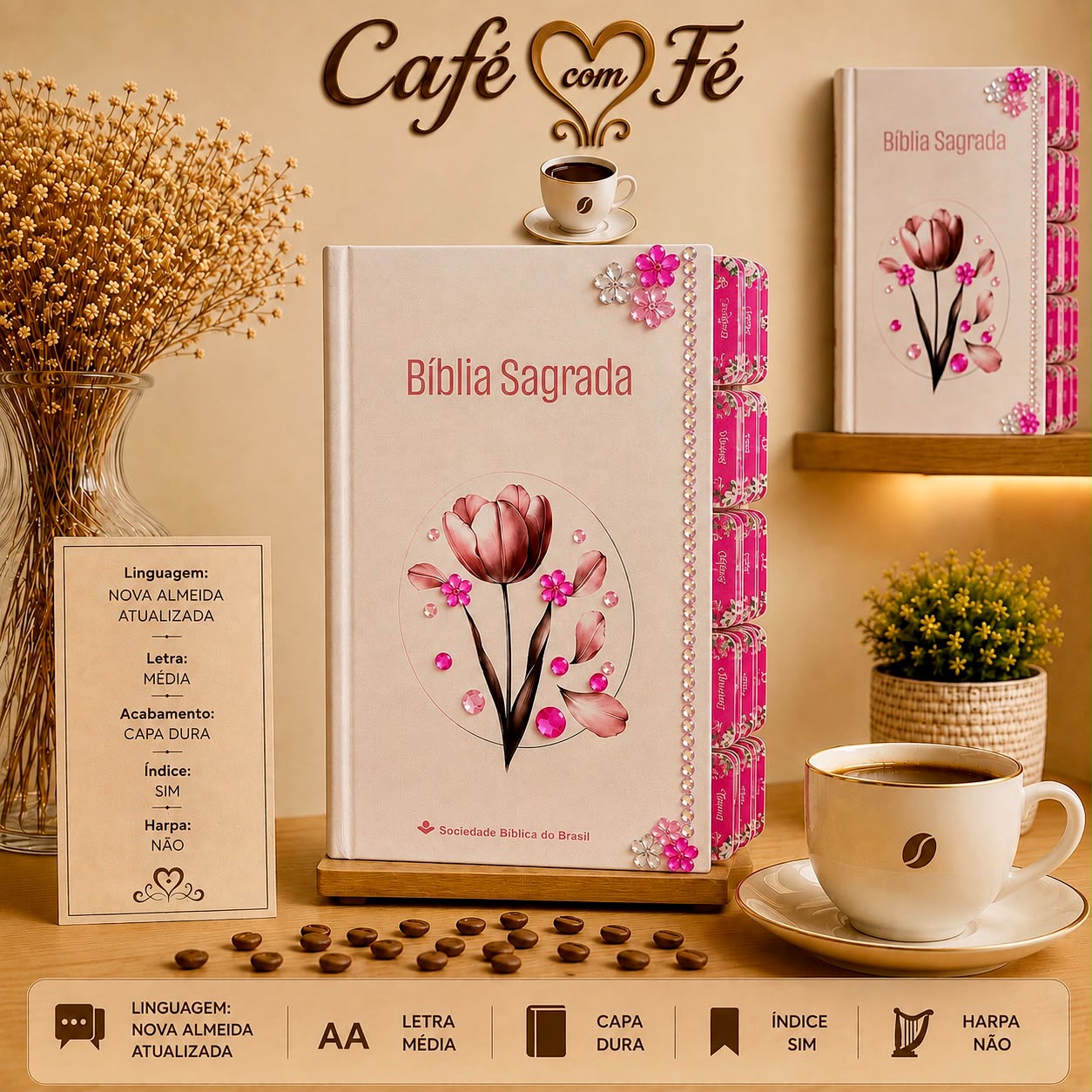 Biblia Sagrada Tulipa - NAA