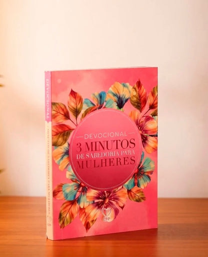 Devocional 3 Minutos de Sabedoria para Mulheres Floral