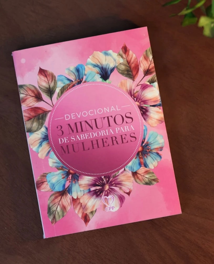 Devocional 3 Minutos de Sabedoria para Mulheres Floral