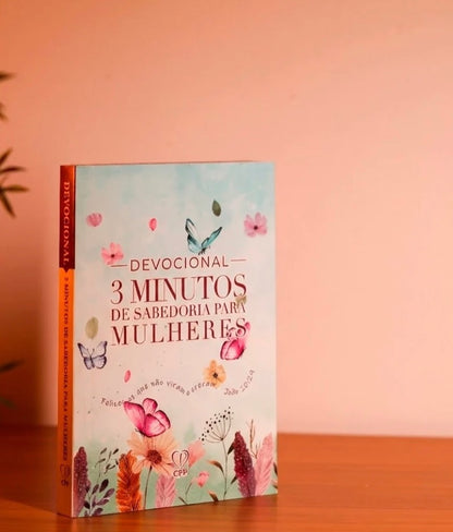 Devocional 3 Minutos de Sabedoria para Mulheres Borboleta Azul